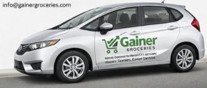 Gainer Groceries Delivery Car